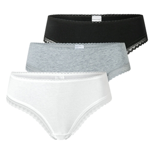 -901 black / grey melange / white