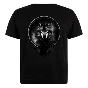 ONE STRANGE ROCK Herren Shirt Kurzarmshirt T-Shirt Crew Neck Wolf - Bild 2