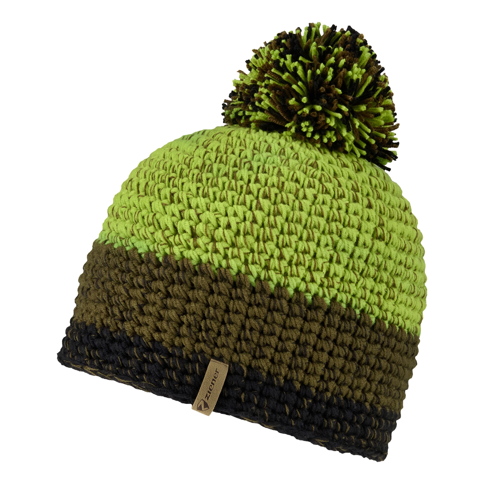 Ziener Unisex Herren Damen Mütze Häkelmütze Bommelmütze Intercontinental-Z Hat Ziener Unisex Herren Damen Mütze Häkelmütze Bommelmütze Intercontinental-Z Hat