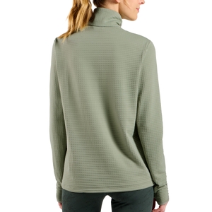 Odlo Damen Funktionsshirt Midlayer Half Zip Laufshirt Essential Thermal - Bild 4 Odlo Damen Funktionsshirt Midlayer Half Zip Laufshirt Essential Thermal - Bild 4