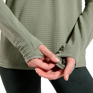 Odlo Damen Funktionsshirt Midlayer Half Zip Laufshirt Essential Thermal - Bild 6 Odlo Damen Funktionsshirt Midlayer Half Zip Laufshirt Essential Thermal - Bild 6