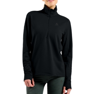 Odlo Damen Funktionsshirt Midlayer Half Zip Laufshirt Essential Thermal - Bild 3 Odlo Damen Funktionsshirt Midlayer Half Zip Laufshirt Essential Thermal - Bild 3