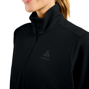 Odlo Damen Funktionsshirt Midlayer Half Zip Laufshirt Essential Thermal - Bild 5 Odlo Damen Funktionsshirt Midlayer Half Zip Laufshirt Essential Thermal - Bild 5