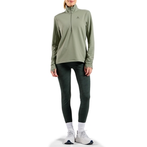 Odlo Damen Funktionsshirt Midlayer Half Zip Laufshirt Essential Thermal - Bild 2 Odlo Damen Funktionsshirt Midlayer Half Zip Laufshirt Essential Thermal - Bild 2