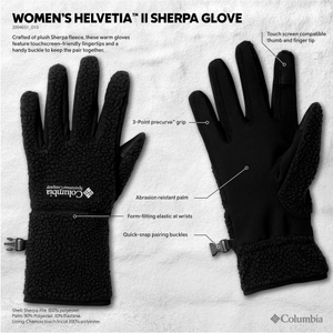 Columbia Damen Winterhandschuhe Handschuhe Fleecehandschuhe Helvetia™ II Sherpa - Bild 3 Columbia Damen Winterhandschuhe Handschuhe Fleecehandschuhe Helvetia™ II Sherpa - Bild 3