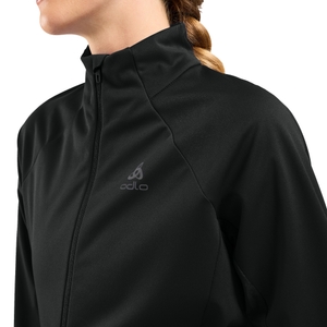 Odlo Damen Langlaufjacke Laufjacke Funktionsjacke Trainingsjacke Essentials Warm - Bild 4