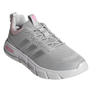 -light solid grey / matte silver / clear pink