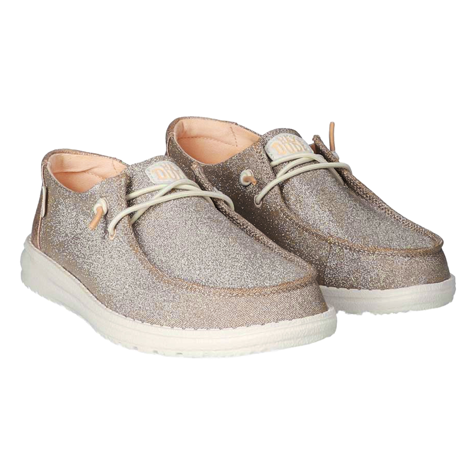 Hey Dude Damen Schuhe Slip Ons Wendy Metallic Sparkle Hey Dude Damen Schuhe Slip Ons Wendy Metallic Sparkle