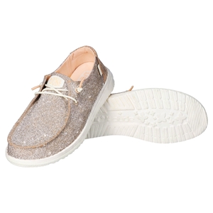 Hey Dude Damen Schuhe Slip Ons Wendy Metallic Sparkle - Bild 5 Hey Dude Damen Schuhe Slip Ons Wendy Metallic Sparkle - Bild 5