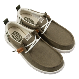 Hey Dude Herren Schuhe Slip Ons Wally Craft Linen
