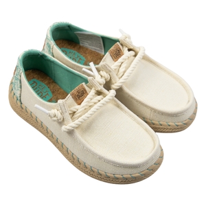 Hey Dude Damen Schuhe Slip Ons Wendy Espadrille Hibiscus