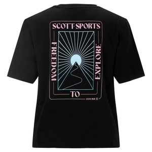 Scott Damen T-Shirt Kurzarmshirt Oberteil Rundhalsshirt Relaxed Fit Graphic Tee - Bild 1 Scott Damen T-Shirt Kurzarmshirt Oberteil Rundhalsshirt Relaxed Fit Graphic Tee - Bild 1