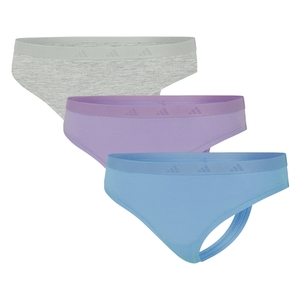 3er Pack Adidas Damen String Thong Tanga Stringtanga Low Rise Thong - Bild 0 3er Pack Adidas Damen String Thong Tanga Stringtanga Low Rise Thong