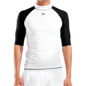 Arena Herren Badeshirt UV-Shirt Surfshirt Kurzarmshirt Rash Vest S/S Graphic - Bild 3 Arena Herren Badeshirt UV-Shirt Surfshirt Kurzarmshirt Rash Vest S/S Graphic - Bild 3
