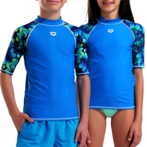 Arena Kinder Badeshirt UV-Shirt Surfshirt Rash Vest S/S Allover - Bild 3 Arena Kinder Badeshirt UV-Shirt Surfshirt Rash Vest S/S Allover - Bild 3