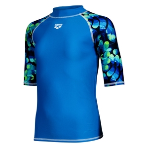 Arena Kinder Badeshirt UV-Shirt Surfshirt Rash Vest S/S Allover - Bild 1 Arena Kinder Badeshirt UV-Shirt Surfshirt Rash Vest S/S Allover - Bild 1