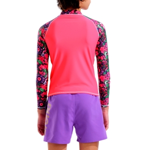 Arena Kinder Badeshirt UV-Shirt Surfshirt Rash Vest L/S Allover - Bild 4