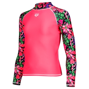 Arena Kinder Badeshirt UV-Shirt Surfshirt Rash Vest L/S Allover - Bild 1