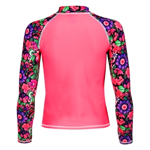 Arena Kinder Badeshirt UV-Shirt Surfshirt Rash Vest L/S Allover - Bild 2