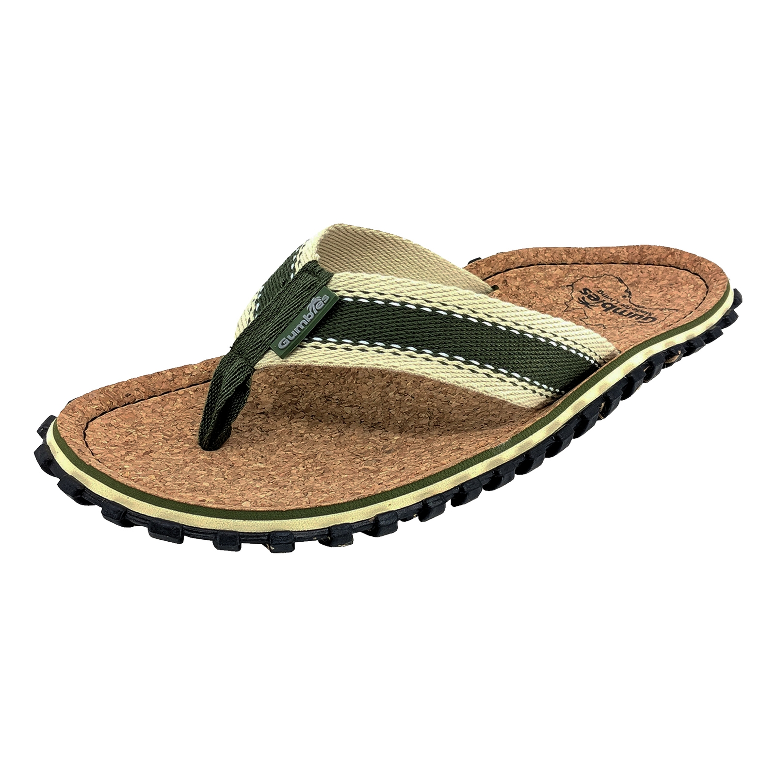 Gumbies Herren Flip Flop Sandalen Zehentrenner Corker Gumbies Herren Flip Flop Sandalen Zehentrenner Corker