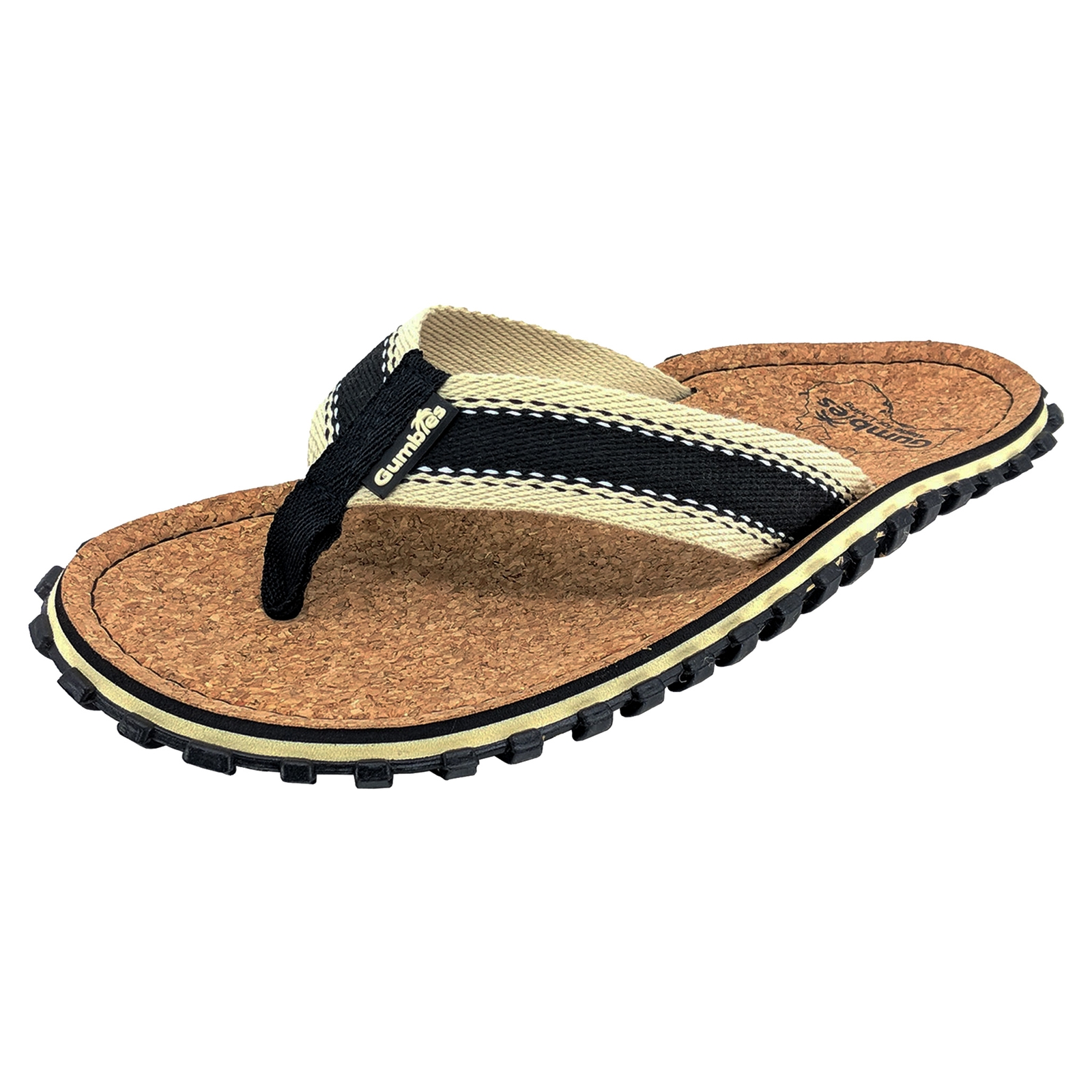 Gumbies Herren Flip Flop Sandalen Zehentrenner Corker Gumbies Herren Flip Flop Sandalen Zehentrenner Corker