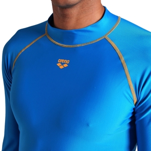 Arena Herren Badeshirt UV-Shirt Surfshirt Langarmshirt Rash Vest L/S Graphic - Bild 5
