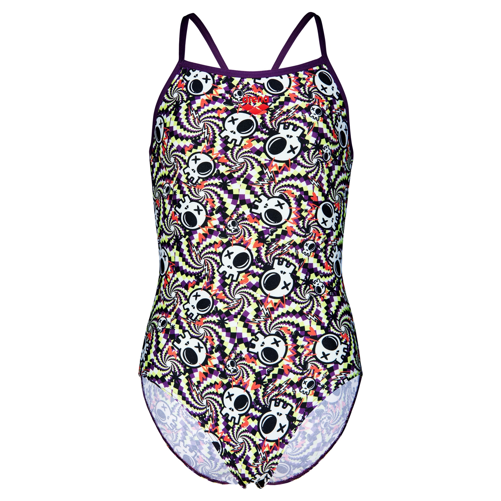 Arena Mädchen Badeanzug Swimsuit Einteiler Schwimmanzug Fun Skulls Lightdrop Arena Mädchen Badeanzug Swimsuit Einteiler Schwimmanzug Fun Skulls Lightdrop
