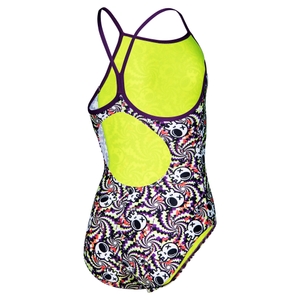Arena Mädchen Badeanzug Swimsuit Einteiler Schwimmanzug Fun Skulls Lightdrop - Bild 2 Arena Mädchen Badeanzug Swimsuit Einteiler Schwimmanzug Fun Skulls Lightdrop - Bild 2