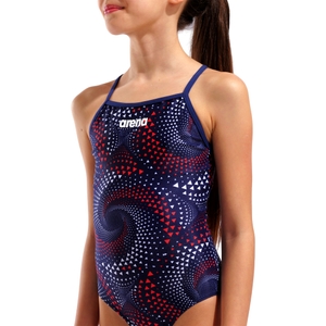 Arena Mädchen Badeanzug Swimsuit Einteiler Schwimmanzug Fireflow Lightdrop - Bild 4
