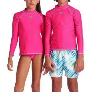 Arena Kinder Badeshirt UV-Shirt Surfshirt Rash Vest L/S Graphic - Bild 6