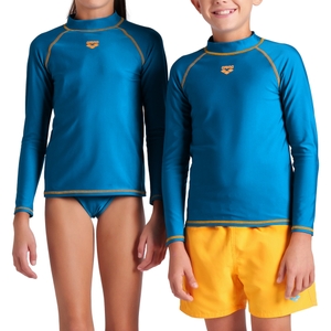 Arena Kinder Badeshirt UV-Shirt Surfshirt Rash Vest L/S Graphic - Bild 6