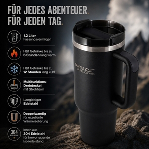 Regatta Trinkbecher Isolierbecher Thermulate Insulated Mug 1.2L - Bild 5 Regatta Trinkbecher Isolierbecher Thermulate Insulated Mug 1.2L - Bild 5