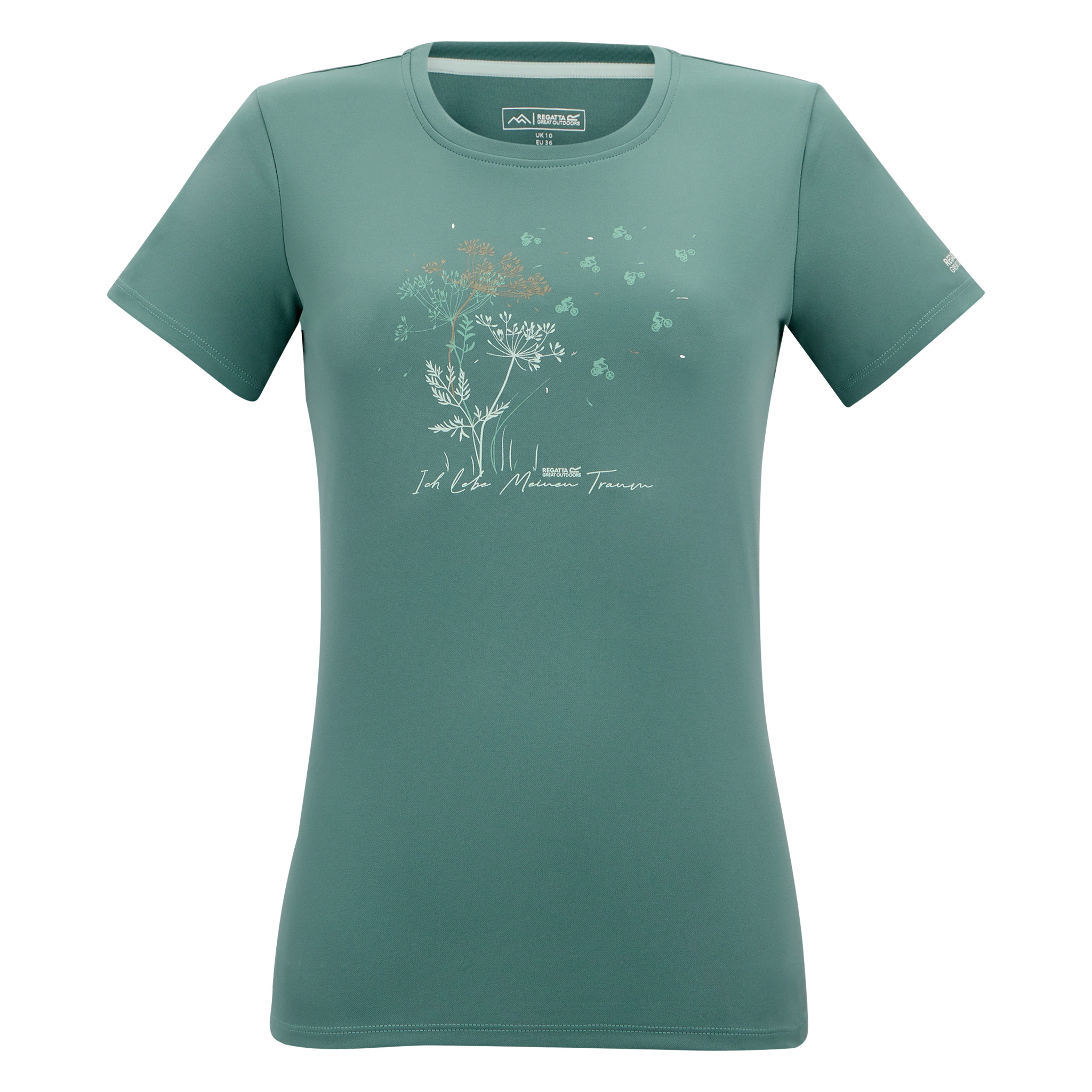 Regatta Damen T-Shirt Funktionsshirt Fingal Slogan Regatta Damen T-Shirt Funktionsshirt Fingal Slogan