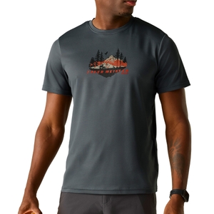 Regatta Herren Kurzarmshirt T-Shirt Funktionsshirt Fingal Slogan - Bild 2