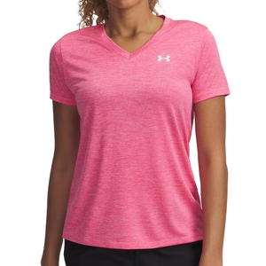 Under Armour Damen Funktionsshirt Trainingsshirt Sportshirt Tech™ Twist V-Neck - Bild 2 Under Armour Damen Funktionsshirt Trainingsshirt Sportshirt Tech™ Twist V-Neck - Bild 2