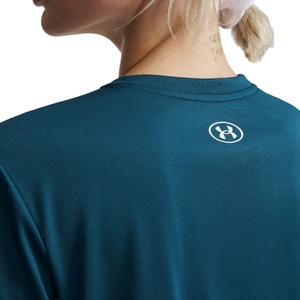 Under Armour Damen Funktionsshirt Trainingsshirt Sportshirt Tech™ Solid V-Neck - Bild 4