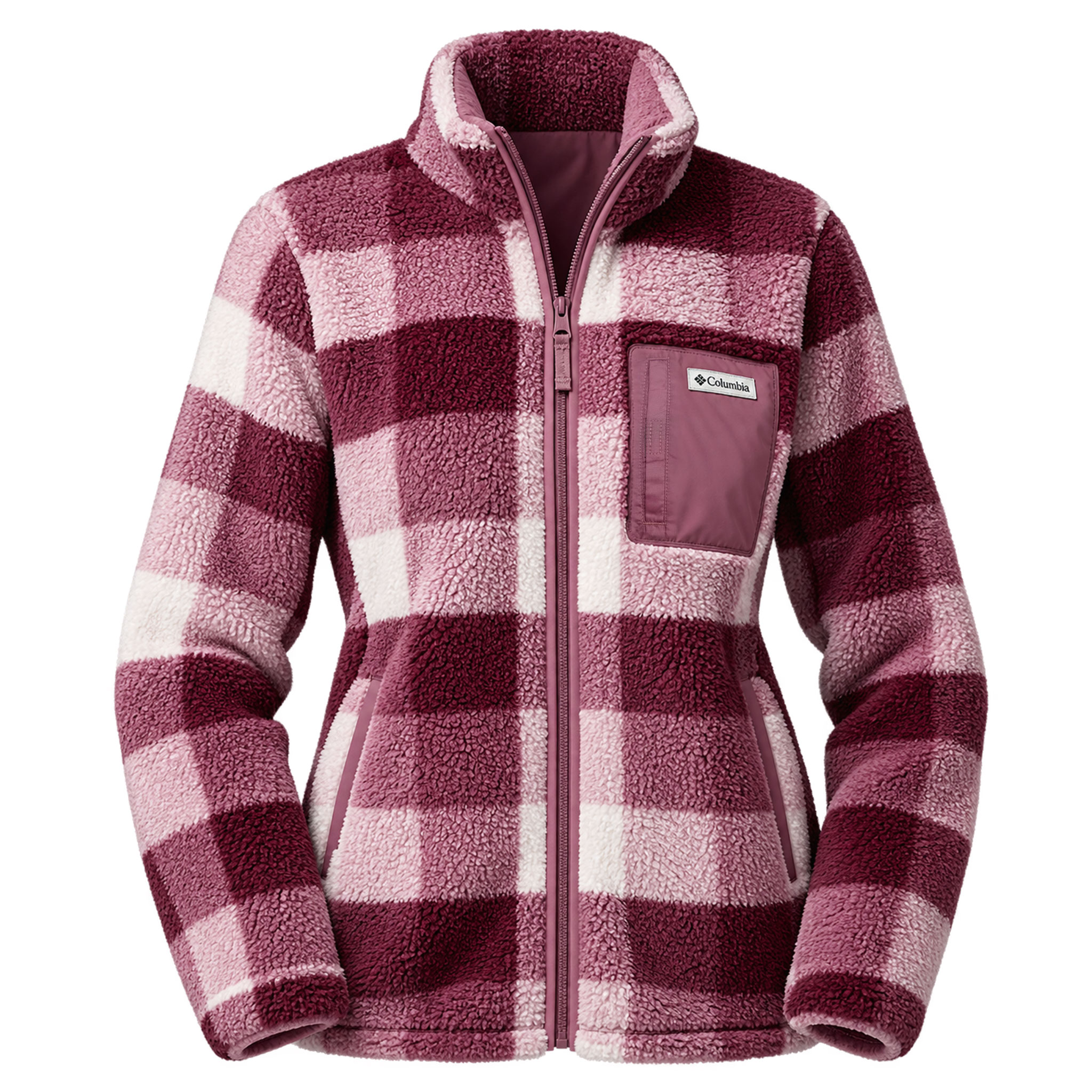 Columbia Damen Fleecejacke Midlayerjacke West Bend Print Full Zip II Columbia Damen Fleecejacke Midlayerjacke West Bend Print Full Zip II