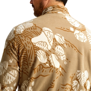 Jack Wolfskin Herren Fleecepullover Midlayer Paw Era 100 Print Half Zip - Bild 3 Jack Wolfskin Herren Fleecepullover Midlayer Paw Era 100 Print Half Zip - Bild 3