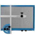 BAUTEC Tech-Cutter 3000 mit großer und glatter Arbeitsfläche inkl. Raster, Millimeterskala und Winkelskala.