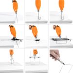 BAUTEC Styroporschneider Styrocutter 330 W im Set 23 "ALL-IN-ONE"