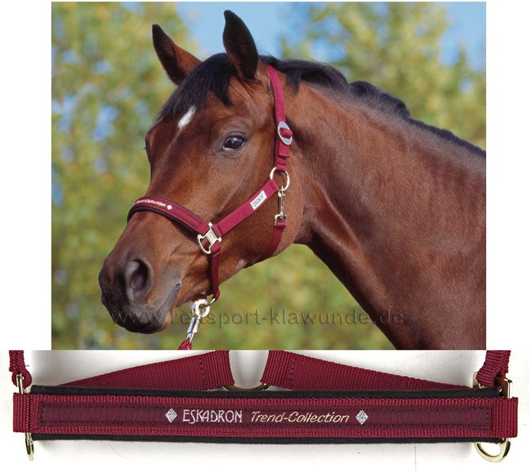 ESKADRON Halfter Trend vermessingt bordeaux