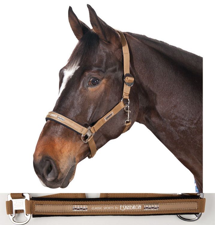 ESKADRON Halfter Classic Sports Schiebeschnalle cognac, Pony 2