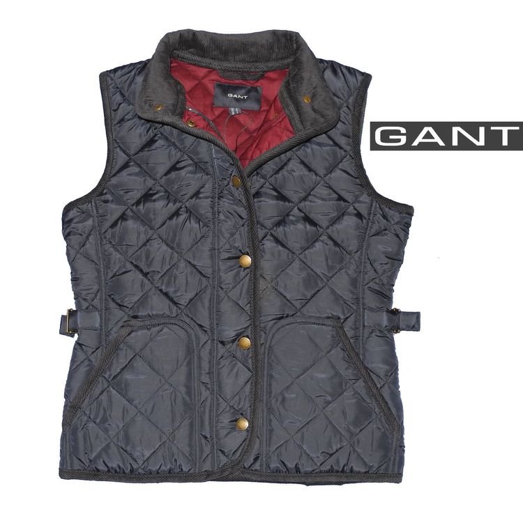 Gant leichte Damen Weste, klassischer Schnitt, Farbe navy (470538)