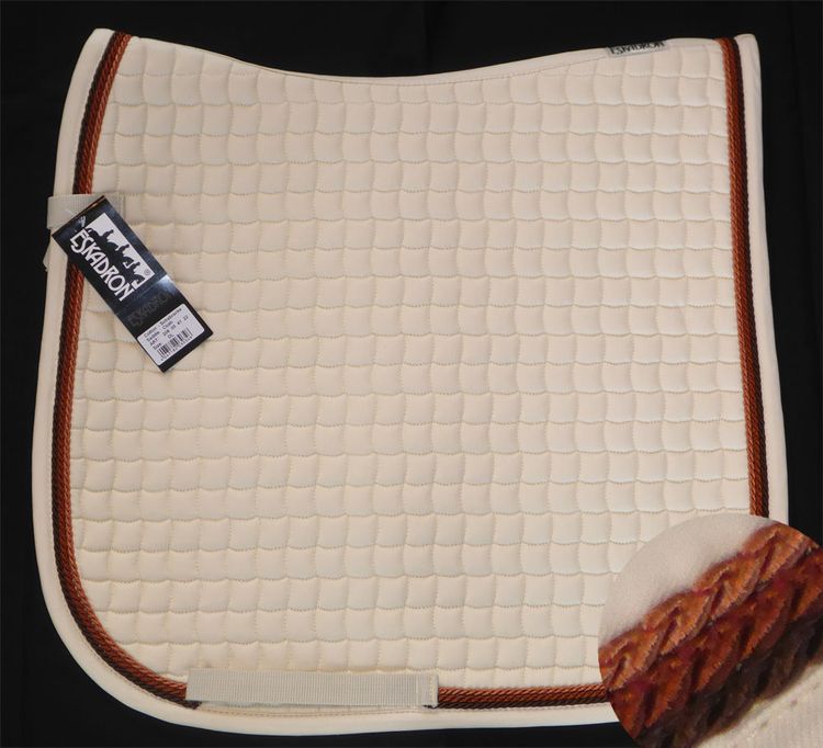 Neu ESKADRON Cotton Schabracke creme 3fach Kordel choco,rust,copper viele Größen