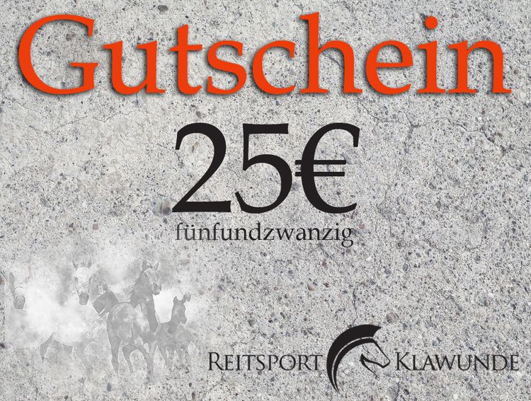 Geschenkgutschein 25 Euro