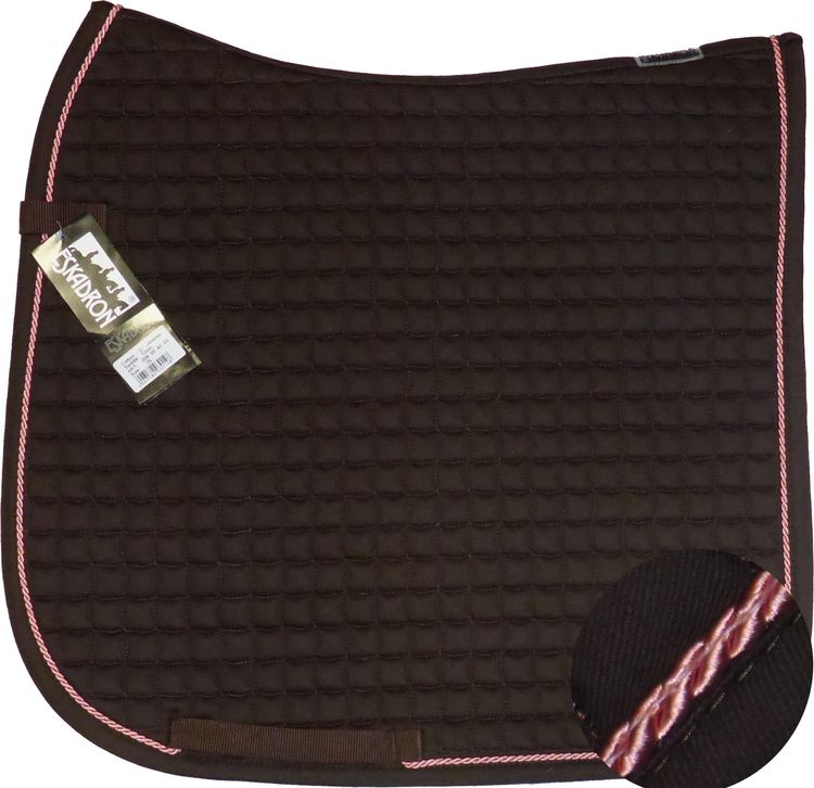 ESKADRON Cotton Schabracke choco, einer Kordel in rose