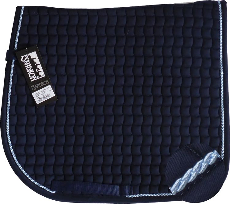 ESKADRON Cotton Schabracke navy , einer Kordel in light blue