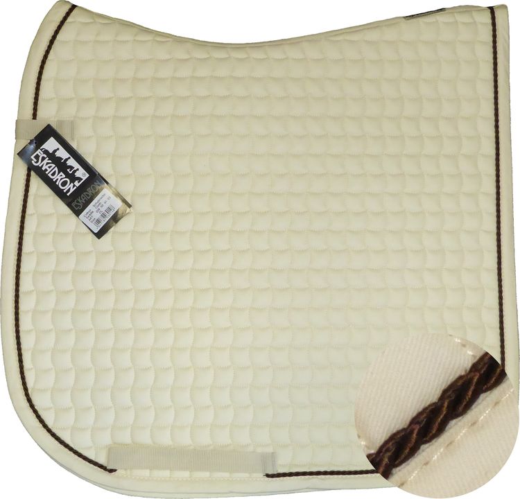 ESKADRON Cotton Schabracke creme, einer Kordel in choco