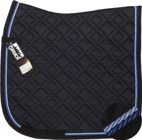 ESKADRON Brillant Schabracke black, 2fach Kordel jeans/lightblue
