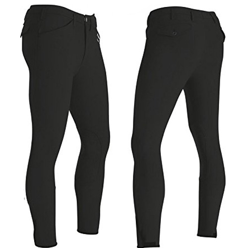 Pikeur Herren Reithose Rodrigo in black, mit McCrown Kniebesatz (461-02-7907)
